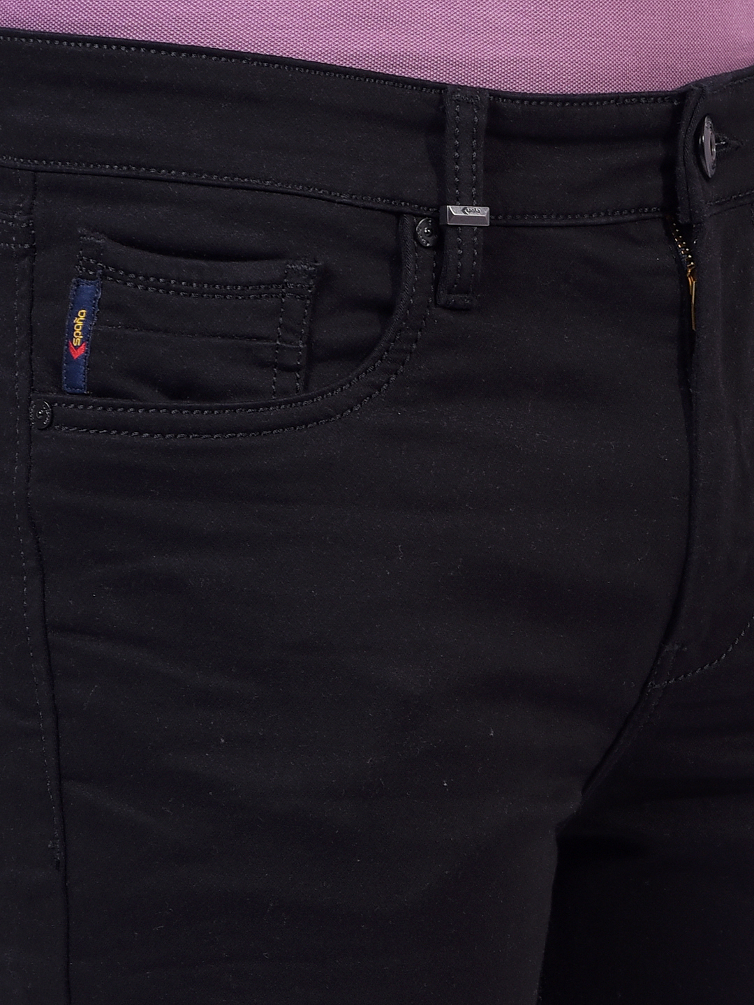 Numero Uno Men Solid Black Jeans